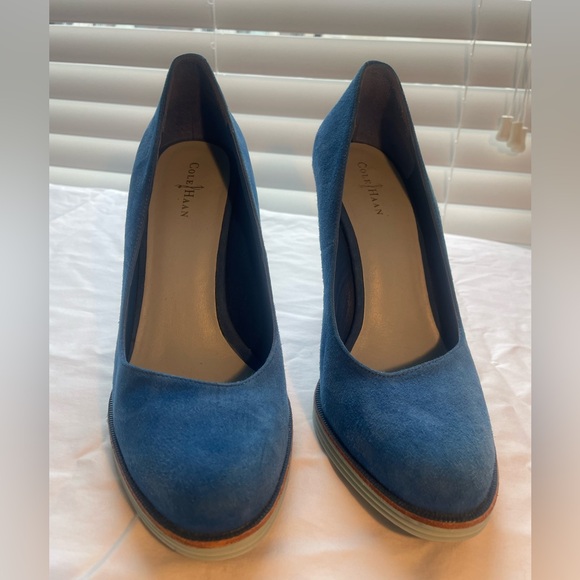 Cole Haan blue high heels - Picture 3 of 6